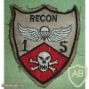 1st Battalion 5th Air Cavalry Regiment BLACK KNIGHTS RECON patch