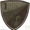 Slovenia army 1st brigade patch, subdued