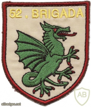 Slovenia Army 52nd Brigade patch img48852