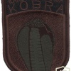 Slovenia army rocket brigade Cobra patch, subdued img48918