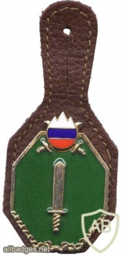 Slovenian army - member of staff (badge with glued logo of slovenia army logo) pocket badge img49018