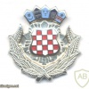 CROATIA National Police hat badge, Other ranks (silver), smaller shield img49070