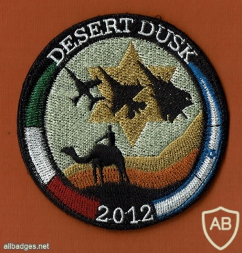 2012 -DESERT DUSK תרגיל ישראלי איטלקי בעובדה 2012 -DESERT DUSK הפאץ' האיטלקי img49479