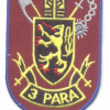 BELGIUM Army Para-Commando Brigade, 3rd Parachute Battalion sleeve patch (1959-now) img52608