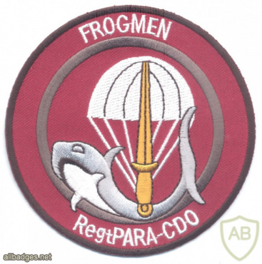BELGIUM Army Para-Commando Regiment, Combat Swimmers Detachment sleeve patch (1971-1991) img52676