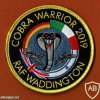 COBRA WARRIOR  2019 RAF WADDNGTON