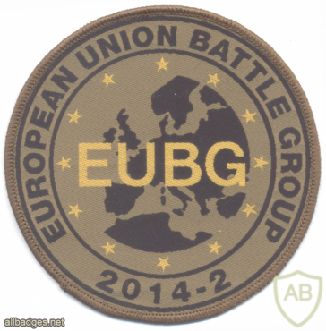 EU Battlegroup 2014-2 (EUBG 2014/2) sleeve patch img52800