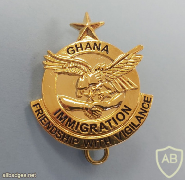 GHANA Immigration Service (GIS) cap badge img52831