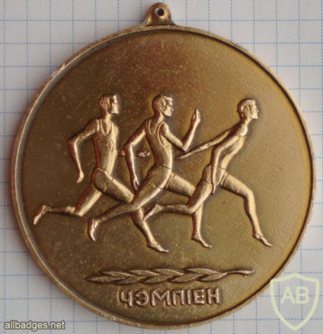 Белорусский государственный университет. Медаль чемпиона в спортивном мероприятии. img54240