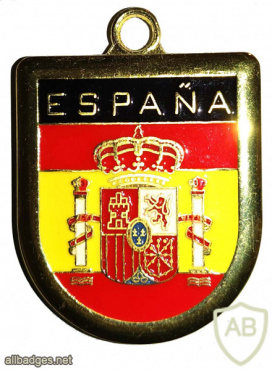 Spain flag and coat of arms, key holder img56214