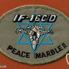 פרוייקט אספקת המטוסים לישראל הפאץ׳ של טקס הקבלה ב- 1987 PEACE MARBLE II IF-16C/D