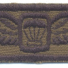 SOUTH AFRICA Parachute Instructor wings, 1980s, cloth