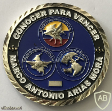 Colombian Military Technical Intelligence Center Challenge Coin img57814