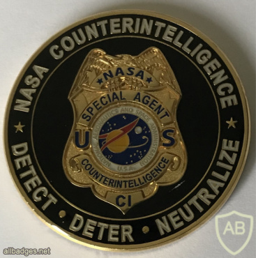 NASA Counterintelligence Challenge Coin img57828