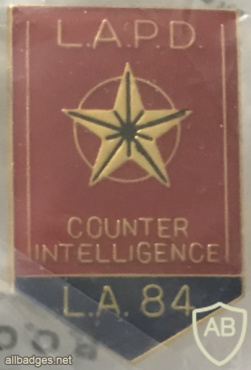 USA - California - Los Angeles Police Department (LAPD) - 1984 Olympics Counterintelligence Pin img57836