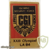 Coast Guard Intelligence - 1984 Los Angeles Olympics Security Force Pin img57826