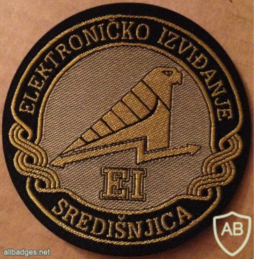 Croatian Military Electronic Reconnaissance Patch img57956
