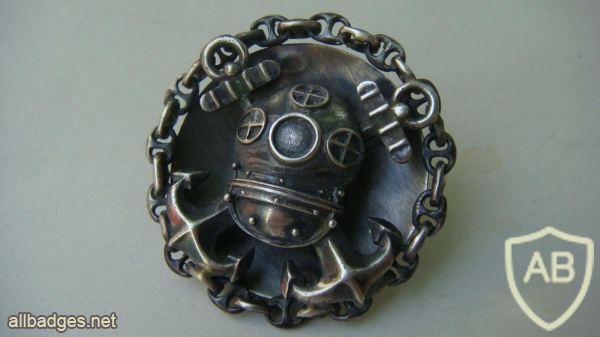 Kronstadt divers school, Officers class alumni badge, 1909-1914 img58001