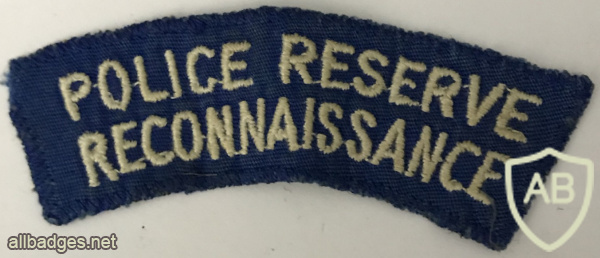 South African Police Reserve Reconnaissance Patch img57962