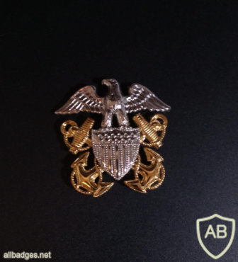 US Navy Officer Cap Badge img58124