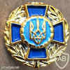 Ukraine Security Service collar badge