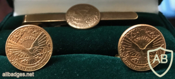 Hungarian Military Intelligence Office Cufflinks and Tie Clip img58350