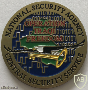 U.S. NSA Central Security Service - Operation Iraqi Freedom Challenge Coin img58488