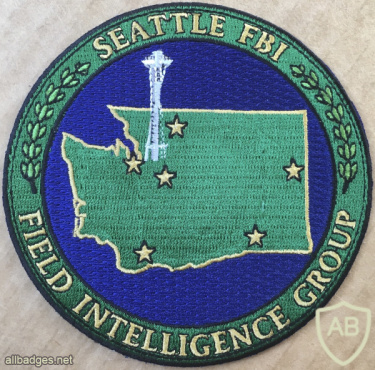 U.S. FBI Seattle Field Intelligence Group Patch img58515