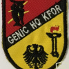 Germany Army GENIC German National Intelligence Cell KFOR HQ Patch