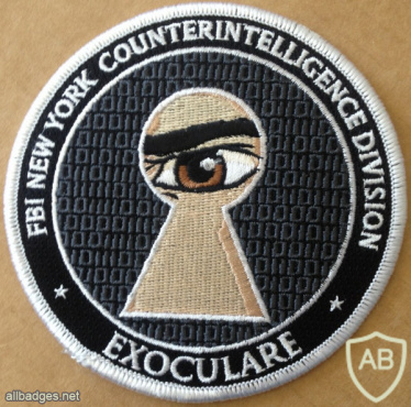 U.S. FBI New York Counter Intelligence Division Patch img58513