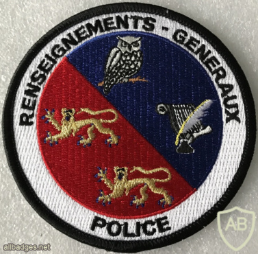 France National Central Directorate of General Intelligence Patch img58555