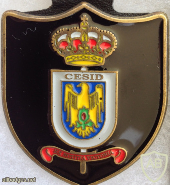 Spain - Military - Superior Center of Defense Information Pocket Badge img58830