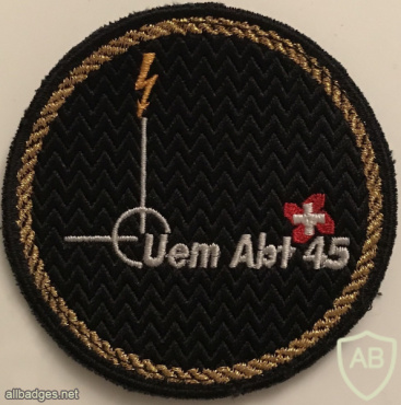 Switzerland - Army - Signals Section 45 Shoulder Patch img58883