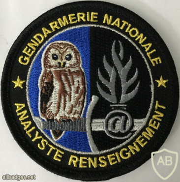 France - Gendarmerie - Intelligence Analyst Patch img58910