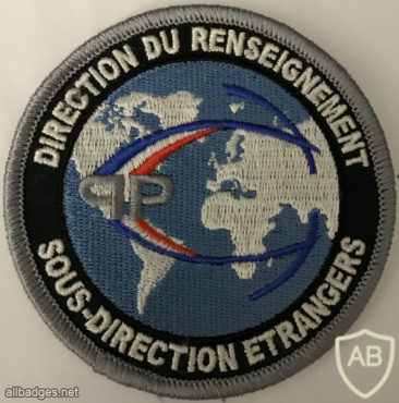 France - Paris Police - Intelligence Directorate - Foreign Sub-Directorate Patch img58927