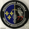 France - Gendarmerie - Intelligence Cell (Seine-et-Marne) Patch