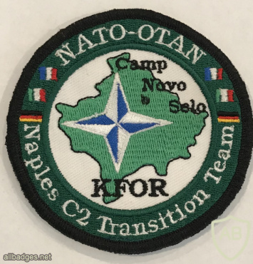 NATO - KFOR C2 Intelligence Naples Transition Team Patch img59129