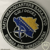 NATO Headquarters Sarajevo Bosnia Herzegovina  CJ2 / DOCEX Intelligence Patch