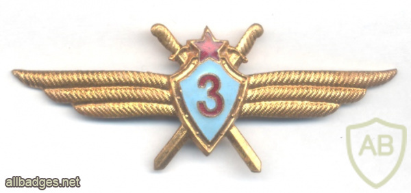 SOVIET UNION Air Force Pilot 3rd Class wing badge, 1966-1990 img59180