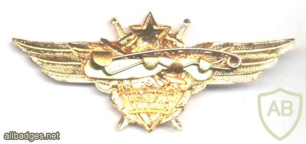 SOVIET UNION Air Force Navigator-Sniper wing badge, 1971-1990 img59185