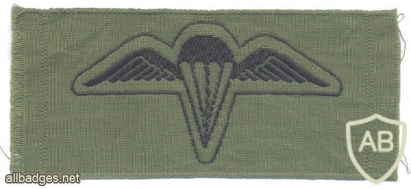 AUSTRALIA Army 3rd Battalion, The Royal Australian Regiment (3 RAR) cloth qualification wings, subdued img59598