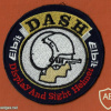 DASH תצוגה עילית על משקף הקסדה
