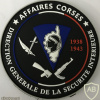 France - Internal Security General Directorate (DGSI) - Corsican Affairs Patch