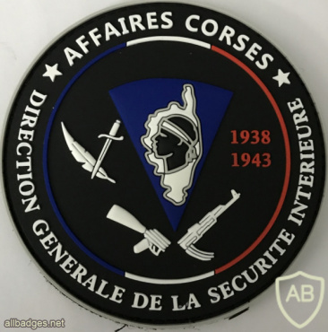 France - Internal Security General Directorate (DGSI) - Corsican Affairs Patch img60024