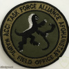 Allied Command Afghanistan Counter Intelligence - Task Force Alliance Patch
