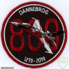 Patch for 800 years anniversary for the Danish flag (DANNEBROG)