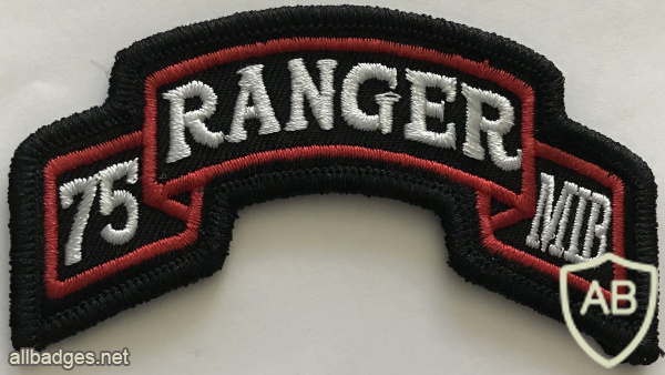 US Army - 75th Ranger Regiment - Military intelligence Battalion Tab img60199