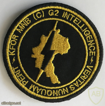 NATO - KFOR - G2 Intelligence Patch img60528