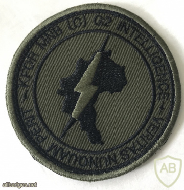 NATO - KFOR - G2 Intelligence Patch (Subdued) img60529