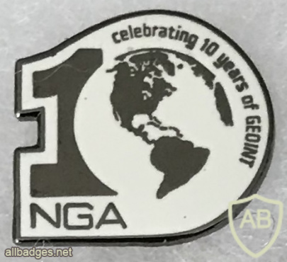 US - National Geospatial-Intelligence Agency 10th Anniversary Pin img60636